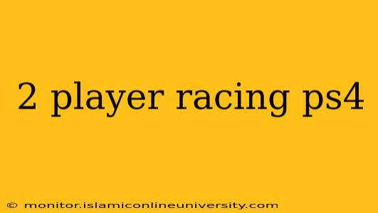 2 player racing ps4
