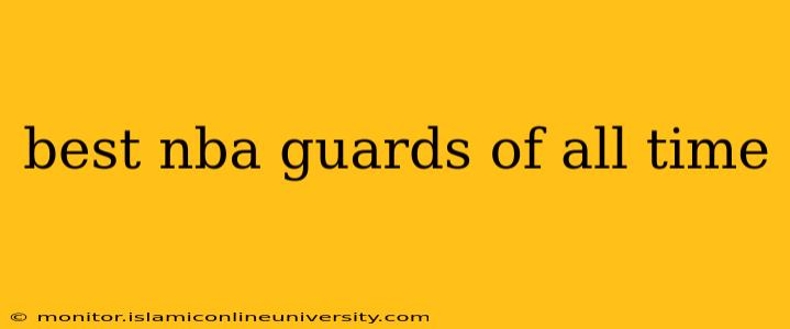 best nba guards of all time