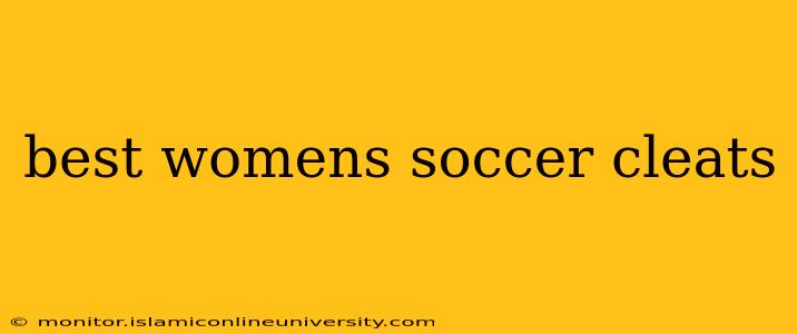 best womens soccer cleats