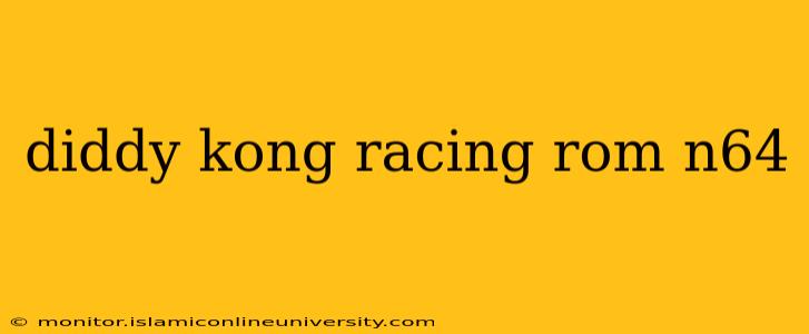 diddy kong racing rom n64