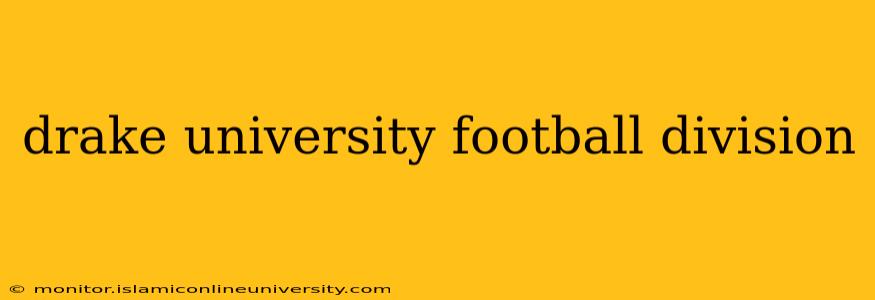 drake university football division