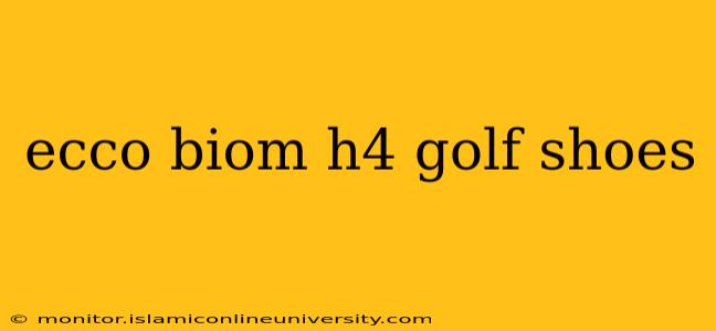 ecco biom h4 golf shoes