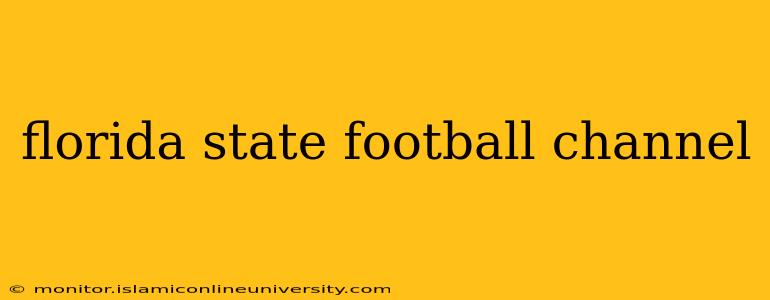 florida state football channel