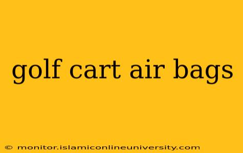 golf cart air bags