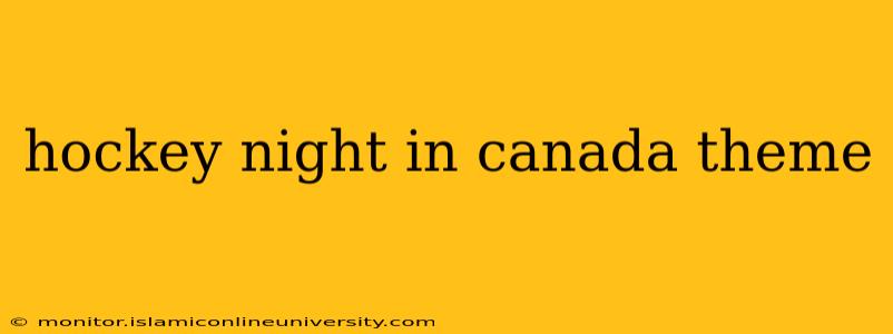 hockey night in canada theme