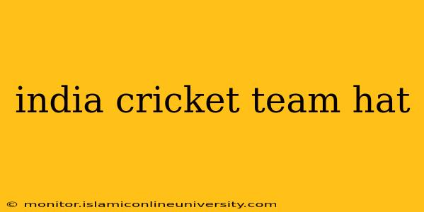 india cricket team hat