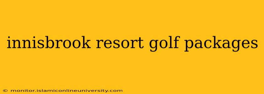 innisbrook resort golf packages