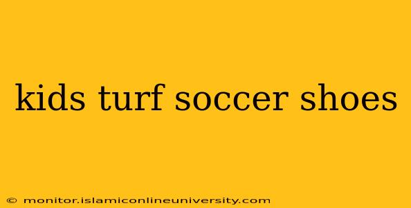 kids turf soccer shoes