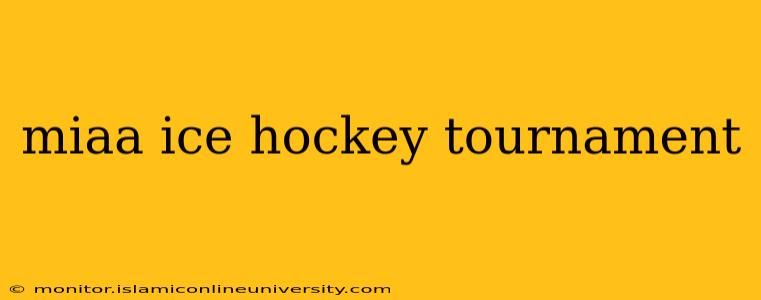 miaa ice hockey tournament