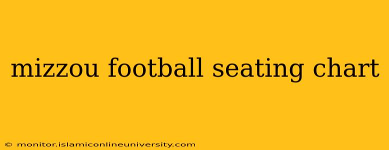 mizzou football seating chart