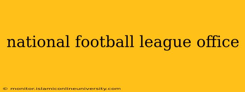 national football league office