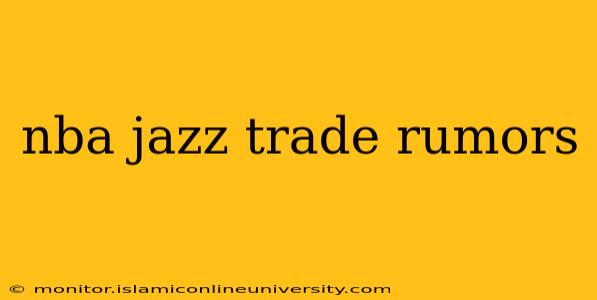 nba jazz trade rumors