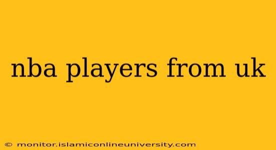 nba players from uk