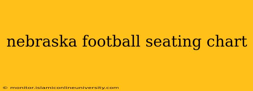 nebraska football seating chart
