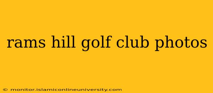 rams hill golf club photos
