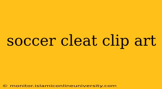 soccer cleat clip art