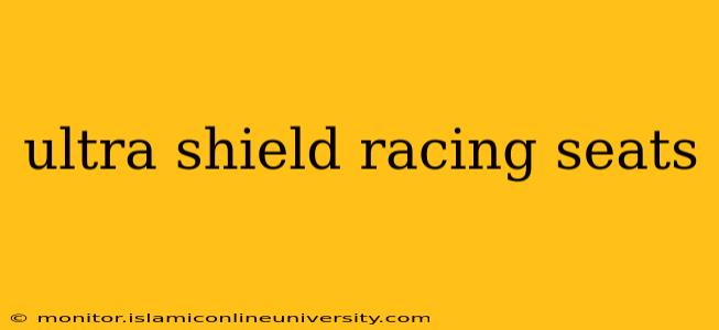 ultra shield racing seats