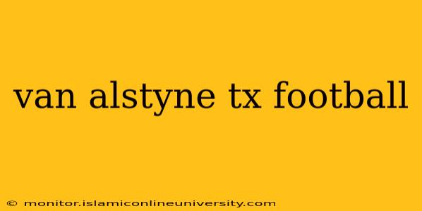 van alstyne tx football