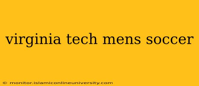 virginia tech mens soccer